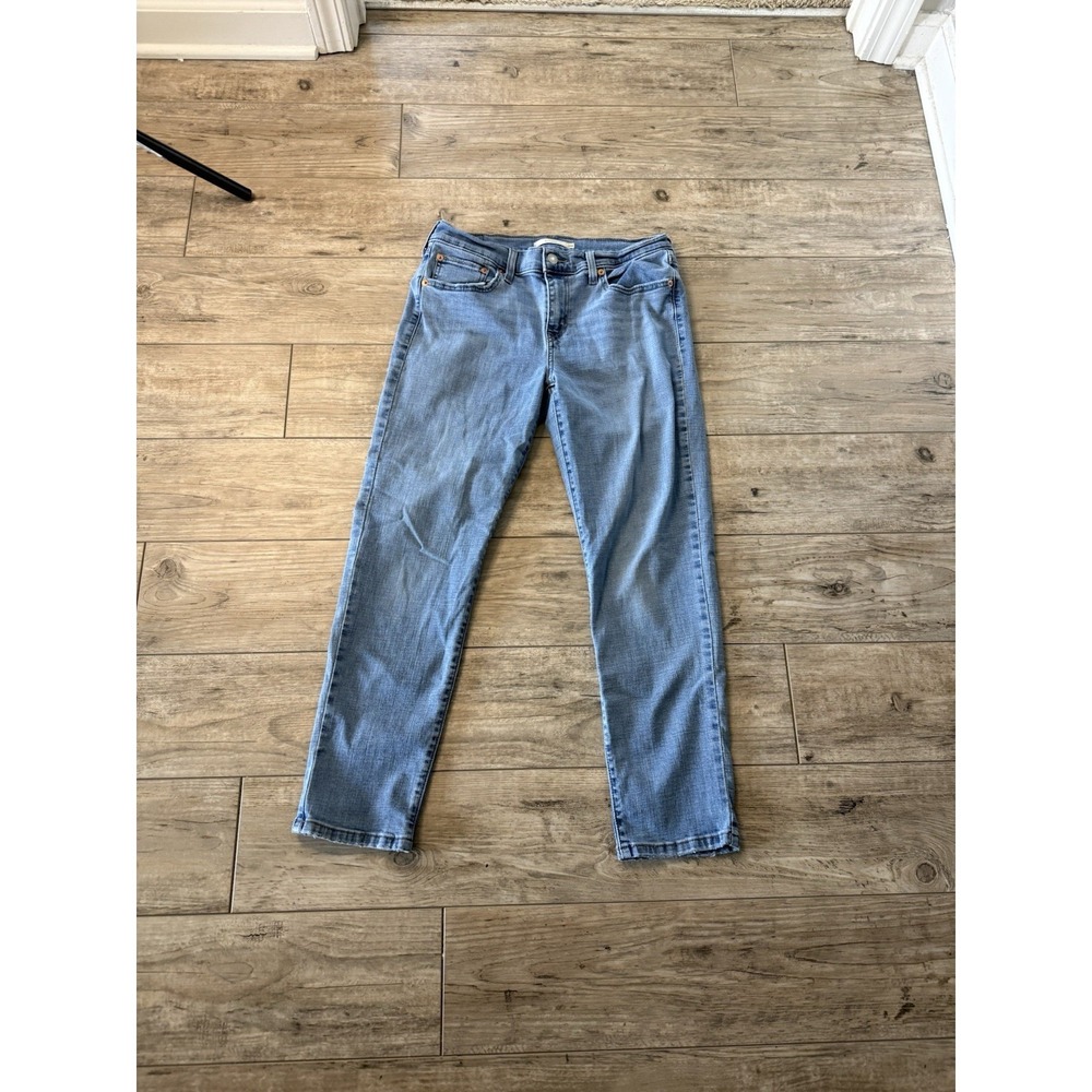 Levis Jeans Womens Size 28 Blue High Rise Boyfriend Denim